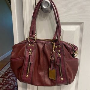 Oxblood purse
